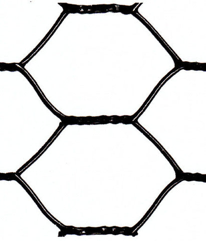 Hex Netting VC 20 Ga 1X150X48 Black Heavy Duty