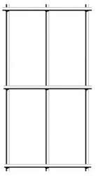 WELDED 14 GA 1X1 60X100 GALVANIZED AFTER CAGE QUALITY MADE IN ITALY