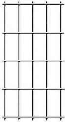 WELDED 16 GA 1/2X1 24X100 GALVANIZED BEFORE CAGE QUALITY MADE IN ITALY