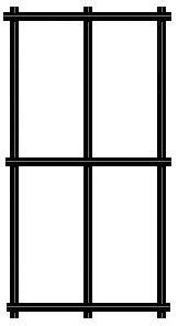 Vinyl Coated (Vc) Welded Wire Mesh - Black - 12.5 Gauge - 1"X2" Mesh - 30"X100'