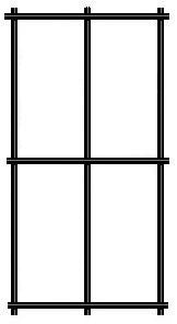 Vinyl Coated (Vc) Welded Mesh -  Black - 16 Gauge - 1"X2" Mesh - 72"X100'