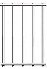 Galvanized After Weld (Gaw) Fence - 12.5 Gauge - 1/2" X3"  Mesh - 24" X100'