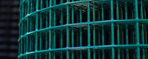 Crab And Crawfish Mesh - 14/15 Gauge - Green - 1.5"  Mesh - 24" X150'