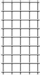 Galvanized After Weld (Gaw) Fence - 16 Gauge - 1/2" X1/2"  Mesh - 60" X100'