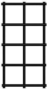 WELDED 10.5 GA 2X2 48X100 BONDED BLACK VINYL COATED MADE IN ITALY