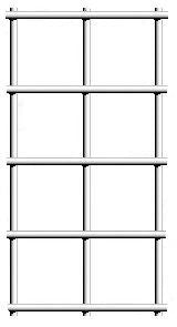 WELDED 12 GA 1X2 30X100 GALVANIZED BEFORE CAGE QUALITY MADE IN ITALY